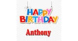 Happy Birthday Anthony